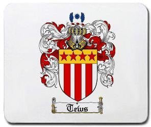 Tews coat of arms mouse pad