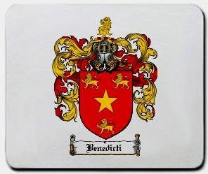 Benedicti coat of arms mouse pad