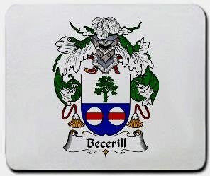 Becerill coat of arms mouse pad