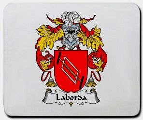 Laborda coat of arms mouse pad