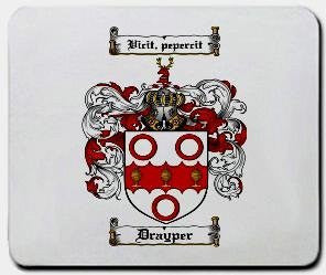 Drayper coat of arms mouse pad