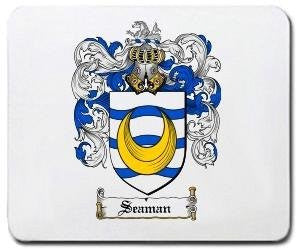 Seaman coat of arms mouse pad