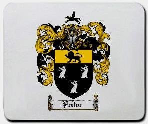 Pretor coat of arms mouse pad