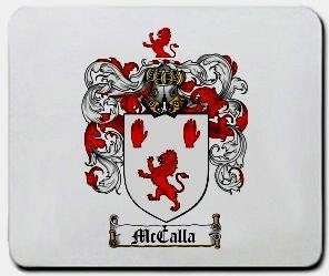 Mccalla coat of arms mouse pad