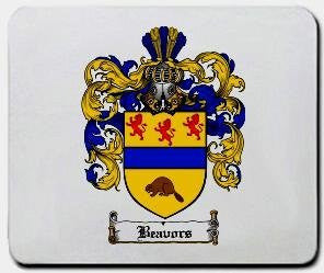 Beavors coat of arms mouse pad