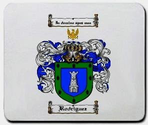 Rodriguez coat of arms mouse pad