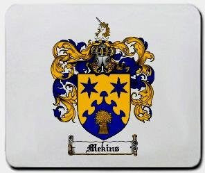 Mekins coat of arms mouse pad