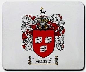Matthis coat of arms mouse pad