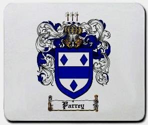 Parrey coat of arms mouse pad
