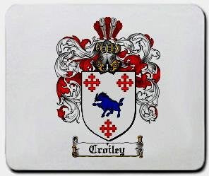 Croiley coat of arms mouse pad