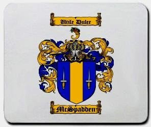Mcspadden coat of arms mouse pad