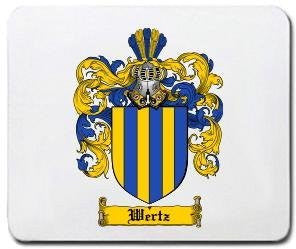 Wertz coat of arms mouse pad