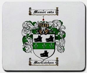 Maccutchan coat of arms mouse pad