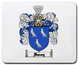 Savoy coat of arms mouse pad