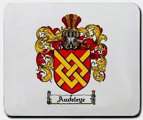 Audeleye coat of arms mouse pad