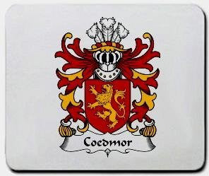 Coedmor coat of arms mouse pad