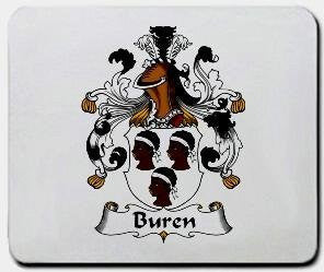 Buren coat of arms mouse pad