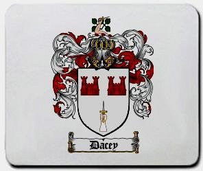 Dacey coat of arms mouse pad