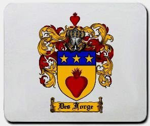 Des-forge coat of arms mouse pad