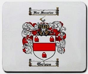 Grieve coat of arms mouse pad