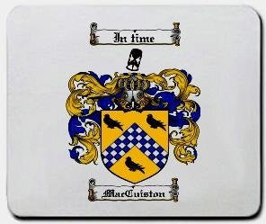 Maccuiston coat of arms mouse pad