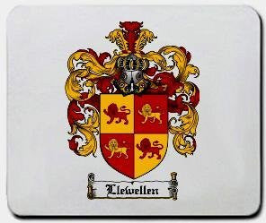 Llewellen coat of arms mouse pad