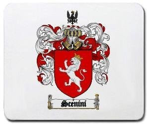 Scenini coat of arms mouse pad