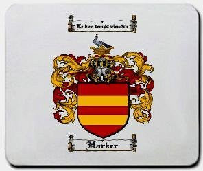 Harker coat of arms mouse pad