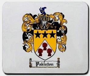 Pakinton coat of arms mouse pad