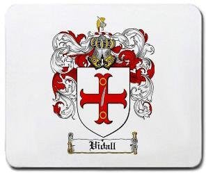 Vidall coat of arms mouse pad