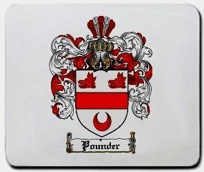 Pounder coat of arms mouse pad