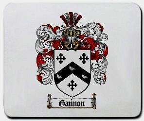 Gannon coat of arms mouse pad