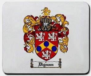 Dignam coat of arms mouse pad