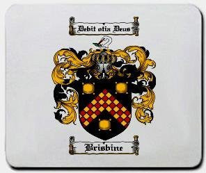 Brisbine coat of arms mouse pad