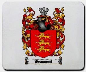 Buzzacott coat of arms mouse pad