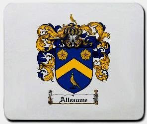 Alleaume coat of arms mouse pad