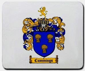Cummings coat of arms mouse pad