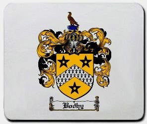 Bodhy coat of arms mouse pad