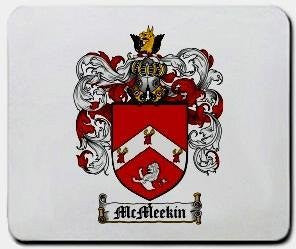 Mcmeekin coat of arms mouse pad