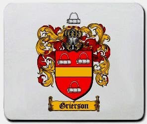 Grierson coat of arms mouse pad