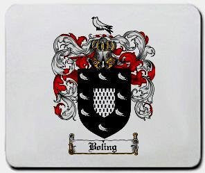 Boling coat of arms mouse pad