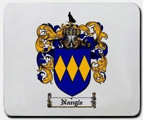 Nangle coat of arms mouse pad