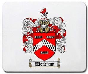 Worsham coat of arms mouse pad