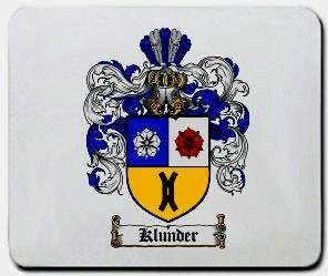 Klunder coat of arms mouse pad