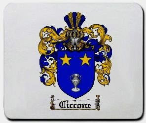 Ciccone coat of arms mouse pad