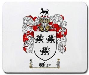 Wiley coat of arms mouse pad