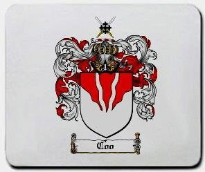 Coo coat of arms mouse pad
