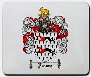 Penney coat of arms mouse pad