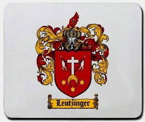 Leutzinger coat of arms mouse pad