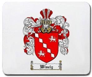 Wisely coat of arms mouse pad